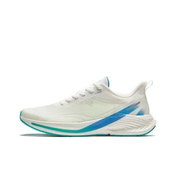 Anta Cushioning Rebound Low Top Casual Running Shoes Men's White Blue