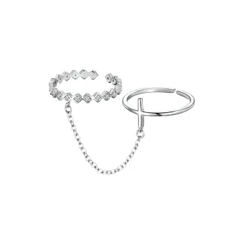BLESSED BULLET Silver Rings Women's