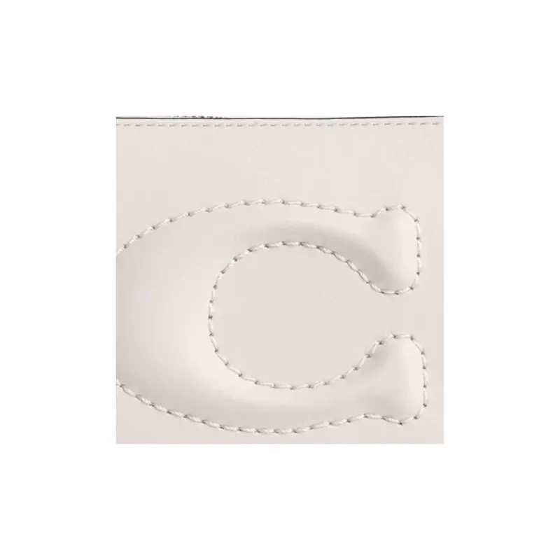 COACH Nolita Smooth Leather One Shoulder Handbags Small Size Women's White-5