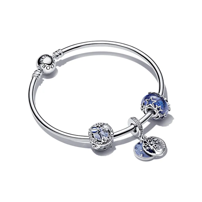 Pandora 925 Sterling Silver Bangles Women's-0