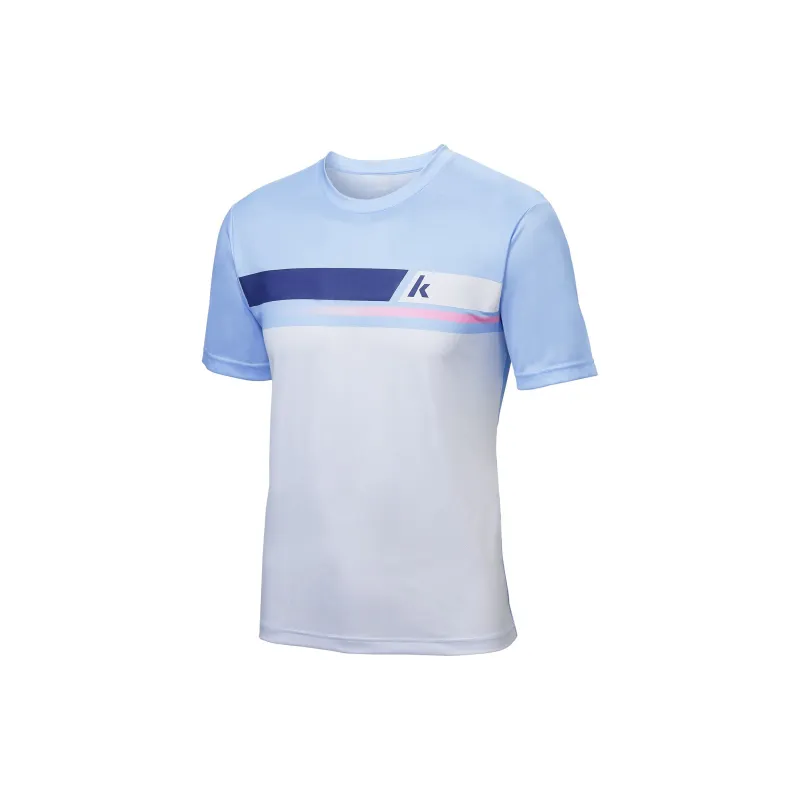 Kawasaki T Shirt Men's Snowflake Blue-1