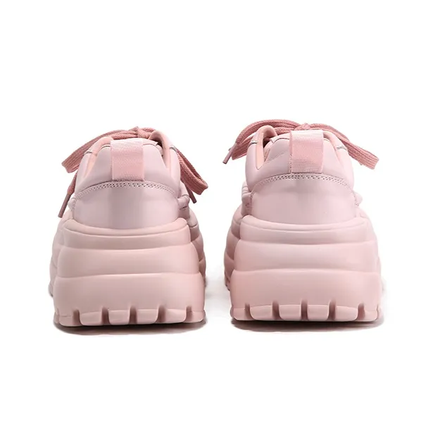 SELAIYA Anti Slip Wear Resistant Low Top Chunky Sneakers Women's-4