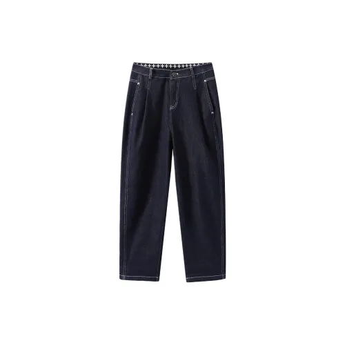 BASIC HOUSE Casual Pants Women's Blue