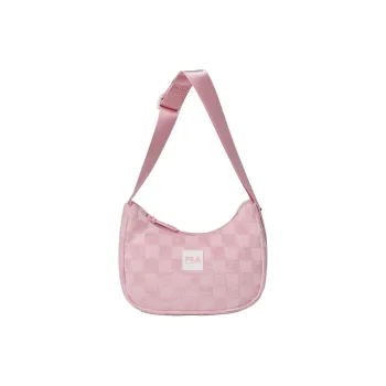 FILA Rayon With Polyester Hobo Bag, Shoulder Bag, Crossbody Bag Regular Women's Pink