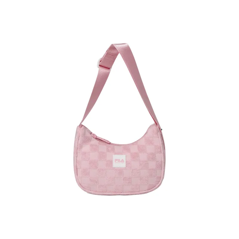 FILA Rayon With Polyester Hobo Bag, Shoulder Bag, Crossbody Bag Regular Women's Pink-0