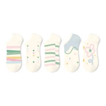 Primeet Ankle Socks Women's 5 Pack