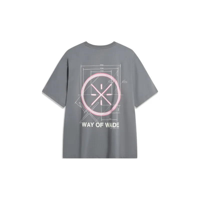 LiNing T Shirt Men's Shadow Gray-1
