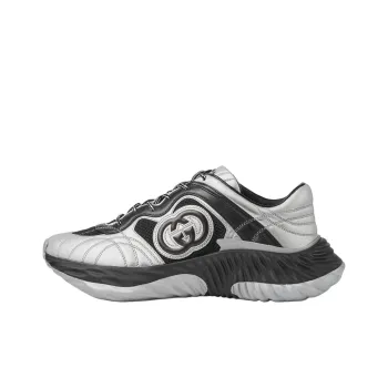 GUCCI Low Top Casual Shoes Men's Silver