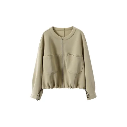 BASIC HOUSE Cropped Coats Women's