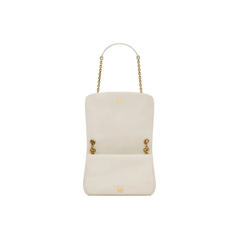 SAINT LAURENT Jamie Soft Sheepskin Crossbody Bag Shoulder Bag Mini Women's Vintage White-4