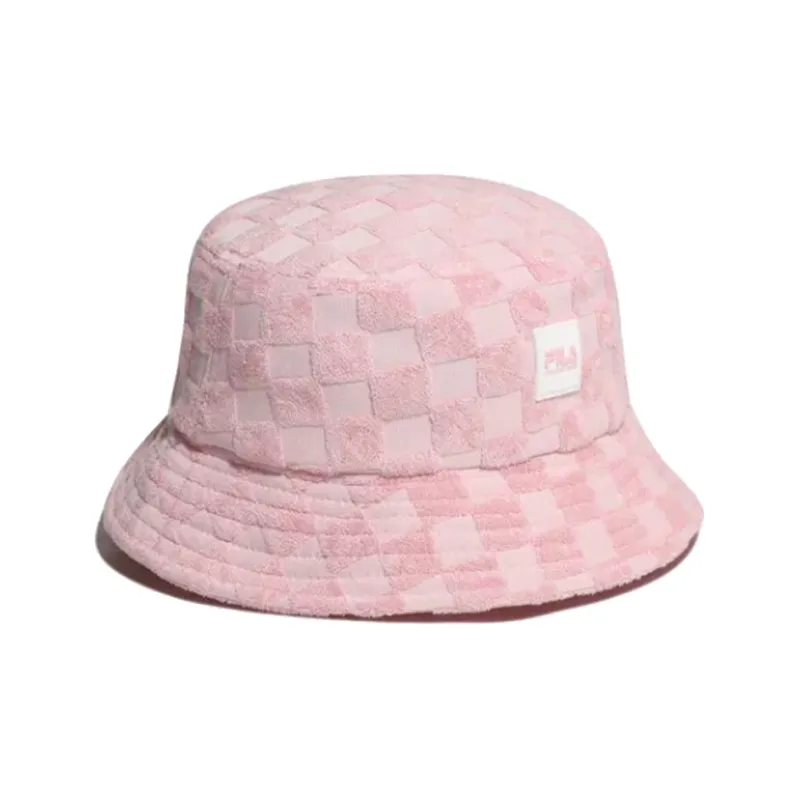 FILA Silicone Rayon Polyester Bucket Hats Kids' Pink-0