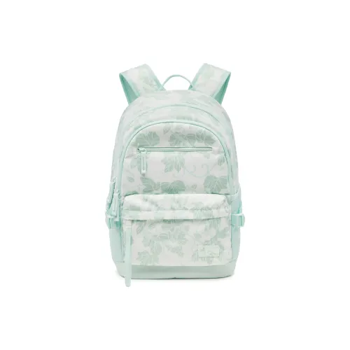 LINING Sports Life Collection Backpacks Light Cyan All Over Print