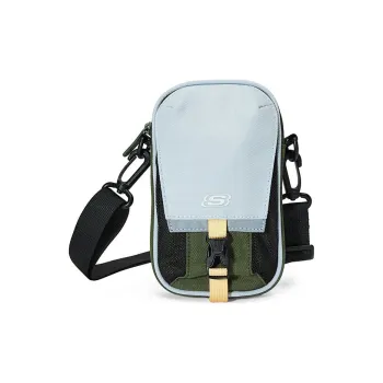 Skechers Fabric Crossbody Bag Shoulder Bag Regular Unisex Baby Light Blue & Thyme Green