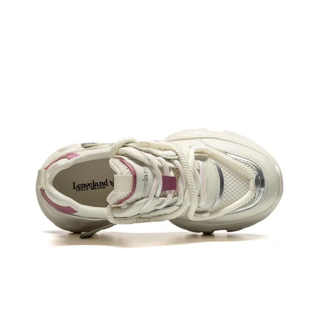 LEAVELAND Height Increasing Low-Top Chunky Sneakers Women's-3