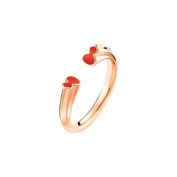 Qeelin 18K Gold Rings Unisex Rose Gold