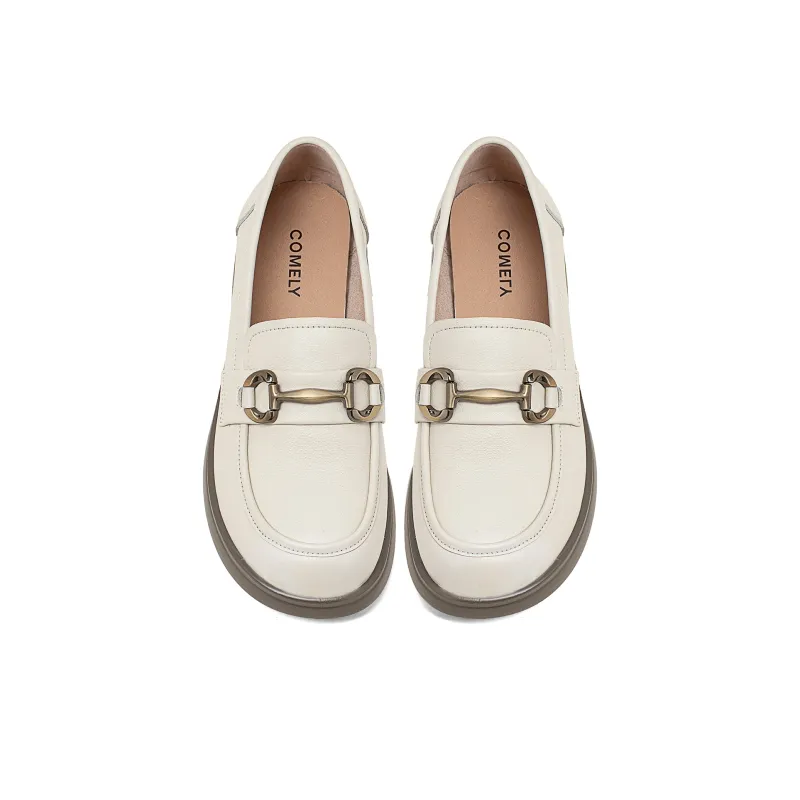 COMELY Loafers Women's Black/Light Brown/Ecru-13