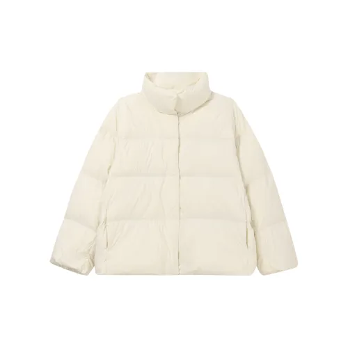 UNIQLO Down Jackets Women's Pearl White