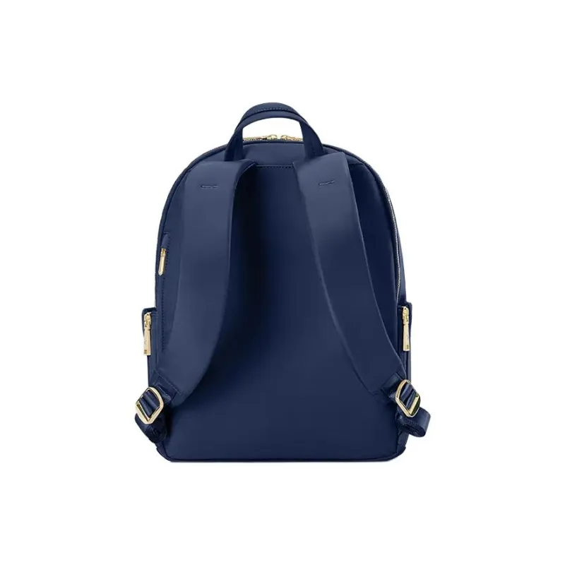 SAMSONITE Fabric Synthetic Leather Backpack Women's Navy Blue-3