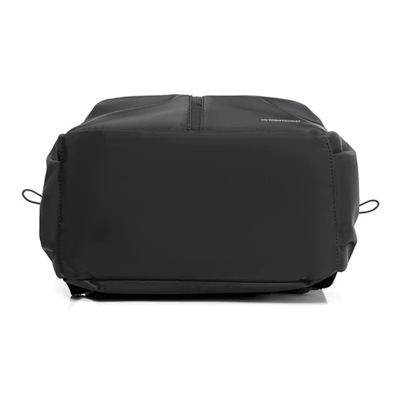 Victorian Traveler Durable Fabric Backpack Regular Unisex Black-5