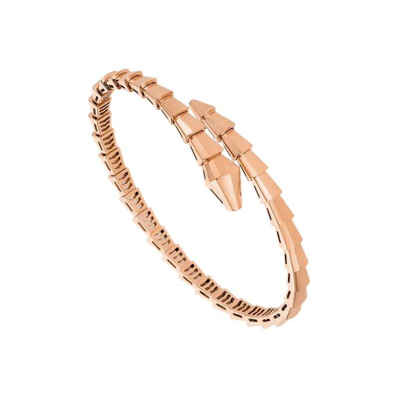 BVLGARI 18K Rose Gold Bangles Women's Rose Gold-0