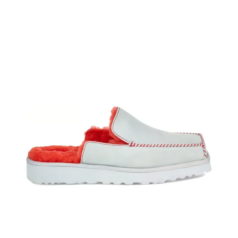UGG Block Slide Shoe Gray Blue Orange-1