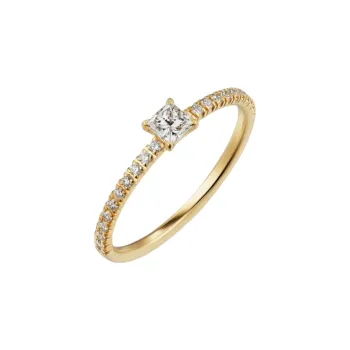 CARTIER Etincelle De Cartier Collection Diamond 18k Gold Rings Women's Gold