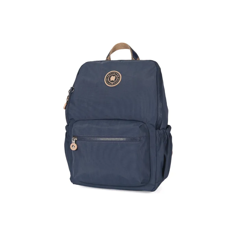 DANNYBEARJEANS Fabric Backpack Large Size Unisex Dark Blue-2