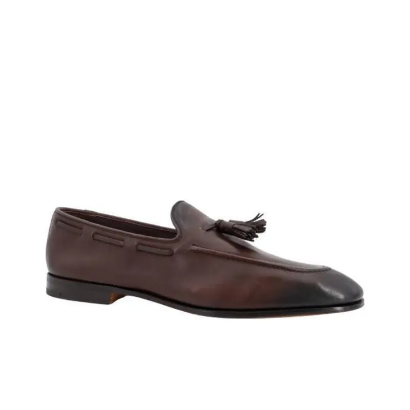 CHURCH'S Tassel-detail Leather Loafers-2