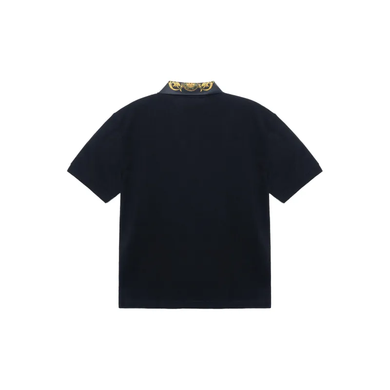 VERSACE JEANS COUTURE SS21 Polo Shirt Men's Black-1