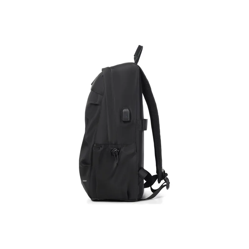 Victorian Traveler Durable Fabric Backpack Regular Unisex Black-2
