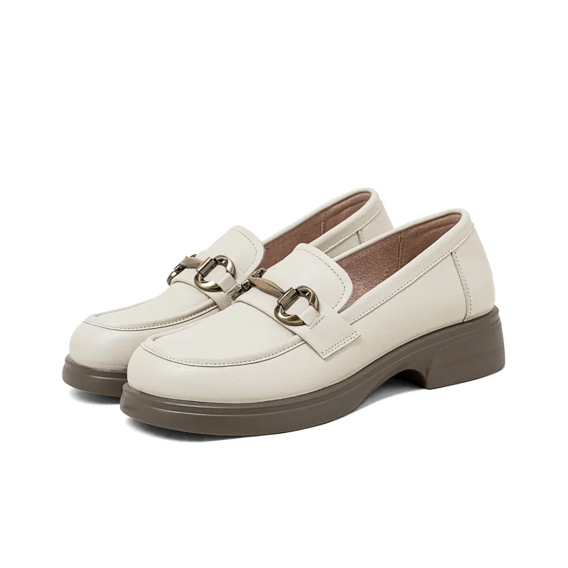 COMELY Loafers Women's Black/Light Brown/Ecru-11