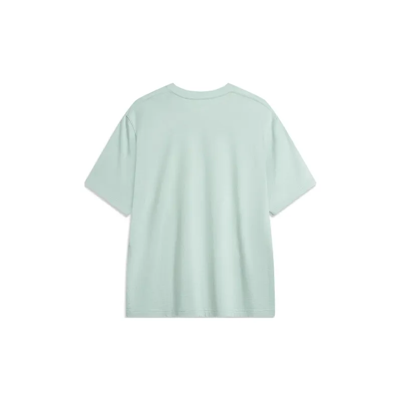 LiNing Chinese Culture Series T Shirt Men's Light Moss Blue-1