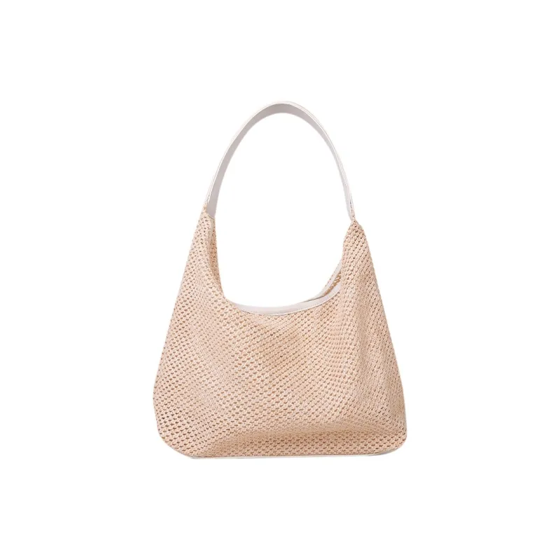 Barang Bear Straw Handbag Shoulder Bag Regular Unisex Multicolor-4