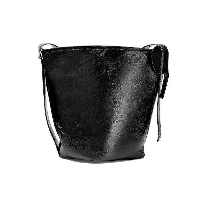 JOSINY PU Bucket Bag, Shoulder Bag Women's Black/Brown/Ecru-2