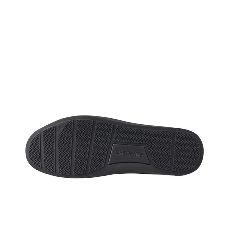 DESCENTE Slip Resistant Cushioning Low Top Skateboard Shoes Unisex Black White-7