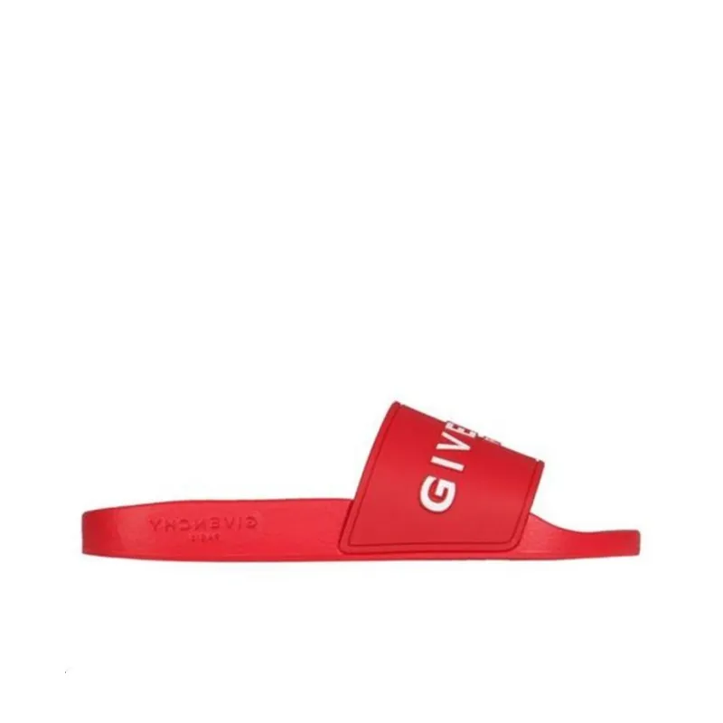 Givenchy Logo Pool Slide 'Red'-1