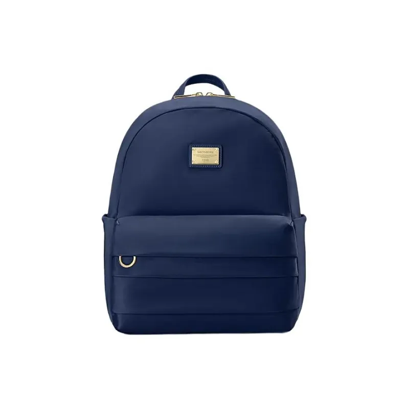 SAMSONITE Fabric Synthetic Leather Backpack Women's Navy Blue-0