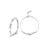 Ring[Single]+Flower Butterfly Bracelet[1 Pack]