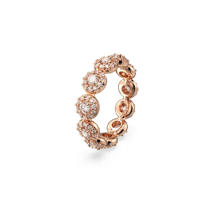 Swarovski Rose Gold Plated Rings Women's Gold-1