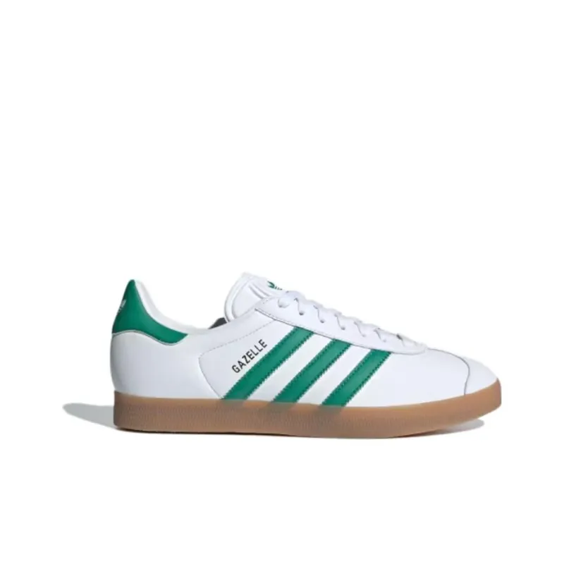 Adidas Gazelle White Bold Green Gum-1