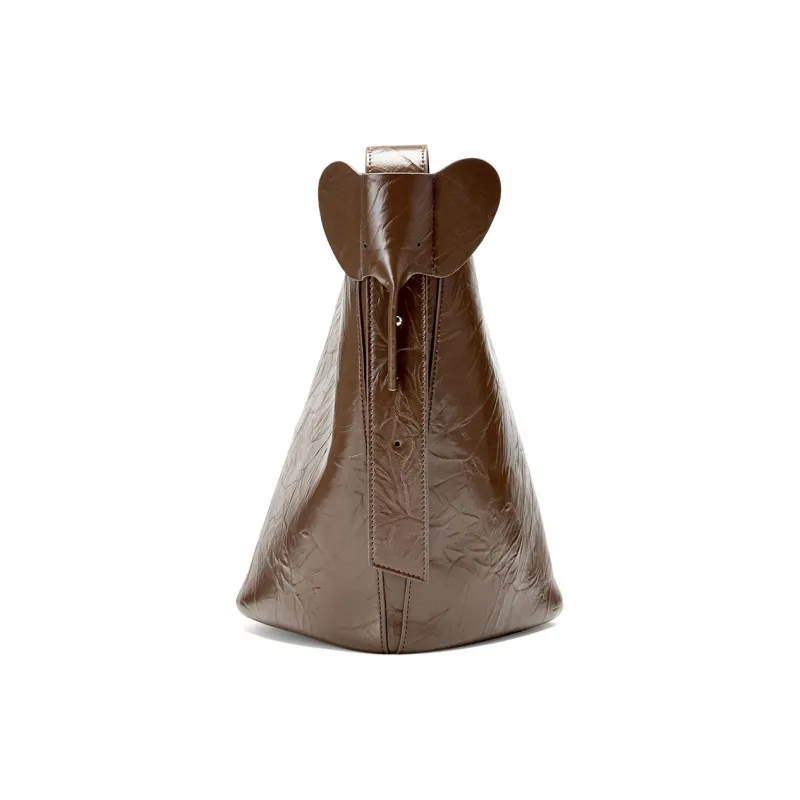 JOSINY PU Bucket Bag, Shoulder Bag Women's Black/Brown/Ecru-5