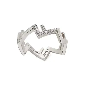 FENDI 2010s Five Rings Ring