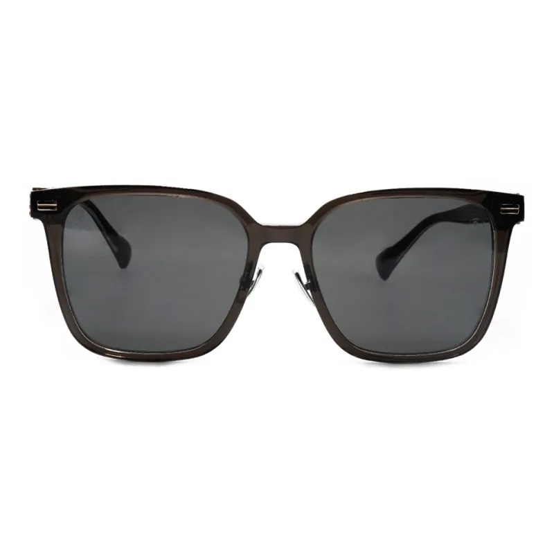 A BATHING APE Titanium Irregular Shape Sunglasses Unisex Black-1