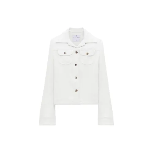 COURREGES Jackets Women's Ecru/Beige