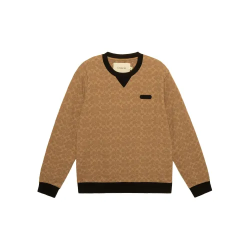 COACH Sweatshirts Men Brown