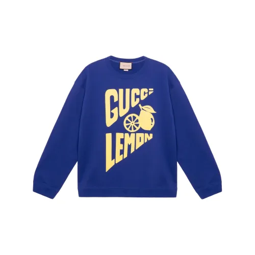 GUCCI Sweatshirts Men Blue