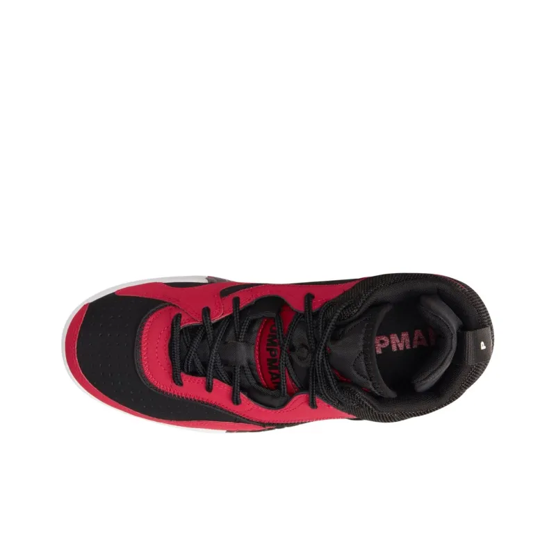 Jordan Pro RX Slip Resistant, Abrasion Resistant Cushioning Coverage High Top Vintage Basketball Shoes Men's Black Red-2