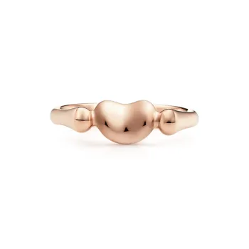 TIFFANY & CO. 18K Rose Gold Rings Unisex Rose Gold