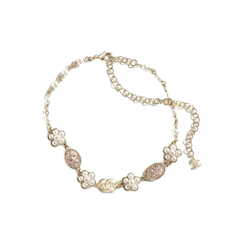 CHANEL Metal Necklaces Women's Gold-0