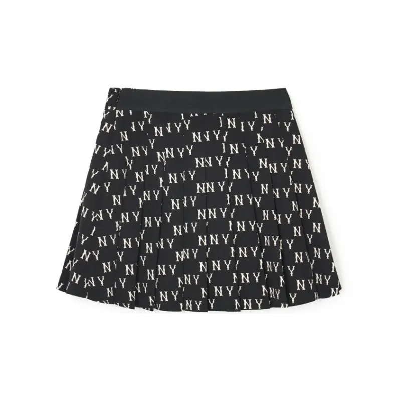 MLB New York Yankees Casual Short Skirts Women's Black-1